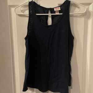 Mossimo Supply Co. Women's Navy Tank Top